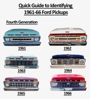 Ford Trucks 1961 - 1962 Ford F100 Front Grill