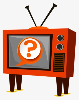 Orange Classic Set Png Glq Qm Question Mark Angled - Old Tv