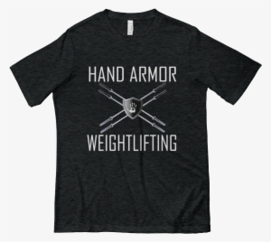 Hand Armor Weightlifting Fb Agency Text With Bars Chalked