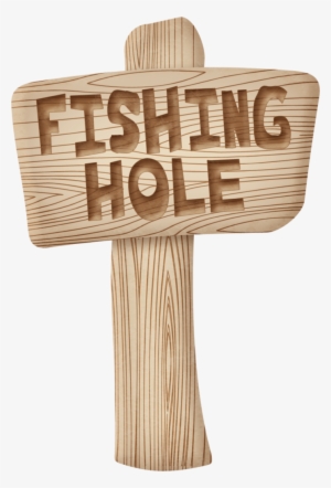 Kaagard Fishinghole Signfishinghole Png - Fishing Bobber Clipart Png