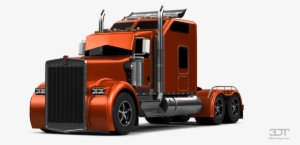 Free Download Truck Tuning Png Clipart Kenworth W900 - Kenworth W900 All Black