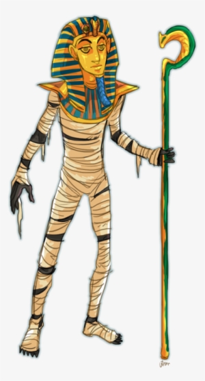 #my Art#fan Art#sphinx And The Cursed Art#pharaoh Tutankhamun#tut#king - Mummy Design