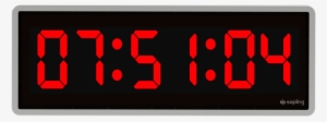 Digital Timer Download Transparent Png Image - Digital Clock Clipart Transparent