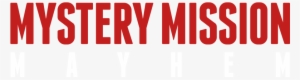 Mystery Mission Mayhem Logo - Matthew 4 Vs 19