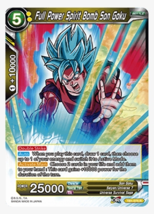 Spirit Bomb Son Goku Dbs