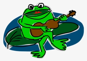 Toad Clipart Katak - Guitar