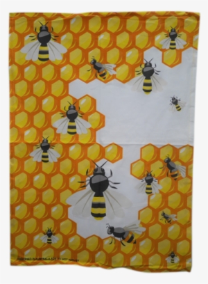 Bee Hives Tea Towel - Bee