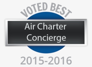 Voted Best Air Concierge Charter Service