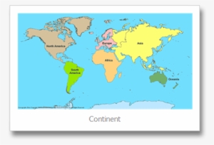 Continents - Map