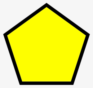 Pentagon Vector Outline Png Free Library - Shape Has 5 Sides And 5 Angles
