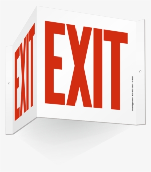 Projecting Exit Sign, 8in - Entrance Sign