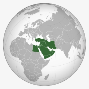 Location Of The Middle East - Middle East On Globe