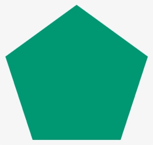 Pentagon Clipart Green - Green Pentagon Transparent Background