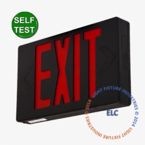 Exit Sign, Standard - Exit Sign Elc Green