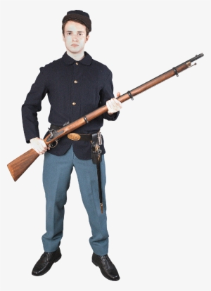 Civil War Union Soldier Clipart Graphic Freeuse Stock - Civil War Soldier Png