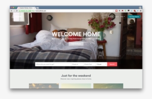 Airbnb Homepage - Bedroom