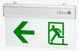 Led Emergency Exit Sign Plate - Omni Light For Life