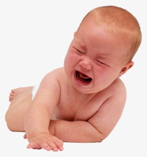 Baby, Child Png - Baby In Diaper Crying