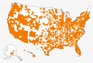 Our Airbnb Data Coverage - Lyme Disease Map 2018