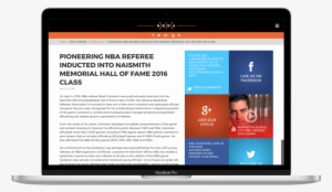 Pioneering Nba Referee Inducted Into Naismith Memorial - Design