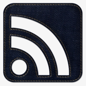 Denim, Rss, Jean, Subscribe, Cube, Social, Feed Icon - Red And White Lines Logo