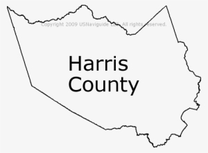 Texas Map Outline Png - Harris County Map Outline