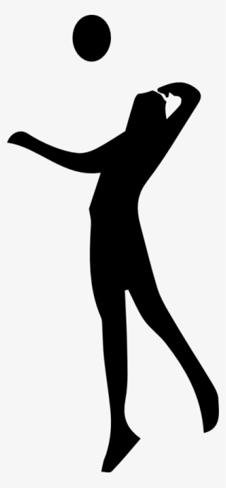Volleyball Vector Spike - Volleyball Player Clipart Transparent