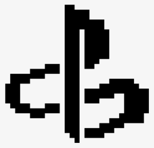 Logo Ps2 - Pixelart Playstation Logo