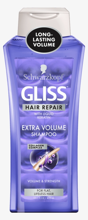 Gliss Us Extra Volume Shampoo - Gliss Hair Repair Extra Volume Hair Shampoo, 13.6 Oz,