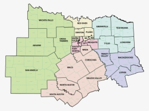 South Central Northeast Southeast - North Texas District Map