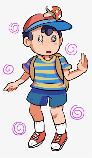 By Quirkykoi - Ness Mushroom Fanart