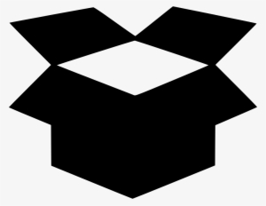 Dropbox Folder Box Square Comments - Product Icon Png Black