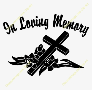 In Loving Memory Cross Clipart - Loving Memory Cross Clipart