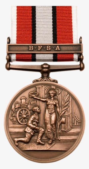 British Fire Service Association Bfsa Bronze Medal - British Fire Brigade Association Medal