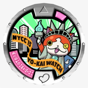Jibanyan Nycc Medal - Yo-kai Watch Series 1 Castelius Ii Medal Loose