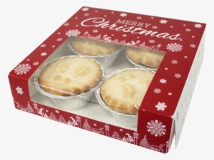 Mince Pies - Premium Christmas Snowflake Square Mince Pie Box (pack