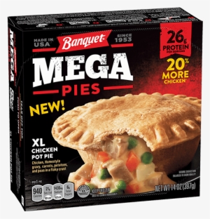 Xl Chicken Pot Pie - Banquet Mega Bowls Country Fried Chicken