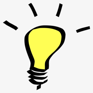 Idea Bulb - Light Bulb Clip Art Png