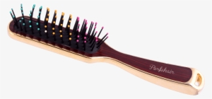 Perfehair Golden Color Paddle Cushion Hair Massage - Perfehair Professional Golden Color Paddle Cushion