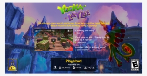 Daily Ui - Yooka Laylee For Xbox One