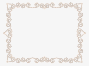 Marco De Perlas En Formato Png - Ivory