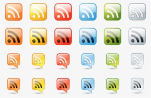 Imagem De Icones Rss No Formato Png - Rss Icon Free