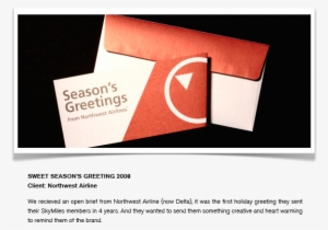 Season's Greetings Card Closed - Paper