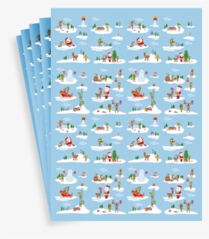 Season's Greetings Wrapping Paper - Cartoon