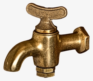 Tap, Brass, Barrel, Brass Faucet, Faucet, Isolated,