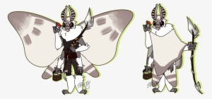 [art] Cronen, Mothman Spore Druid And Hive-mind - Druid Circle Of Spores