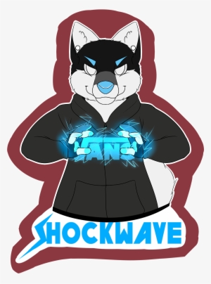 [c] Shockwave Waist Up Badge - Poster