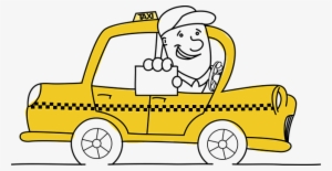 Taxi Driver Business Card Card Car Service - One Way Taxi