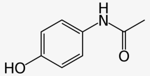 Acetaminophen Toxicity - Skeletal Structure Of Acetaminophen
