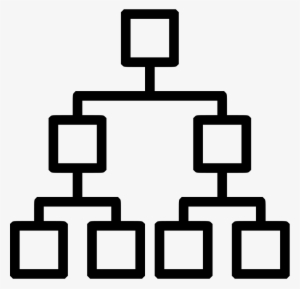 Bar Chart Flow Diagram Organization Company Structure - Company Structure Icon